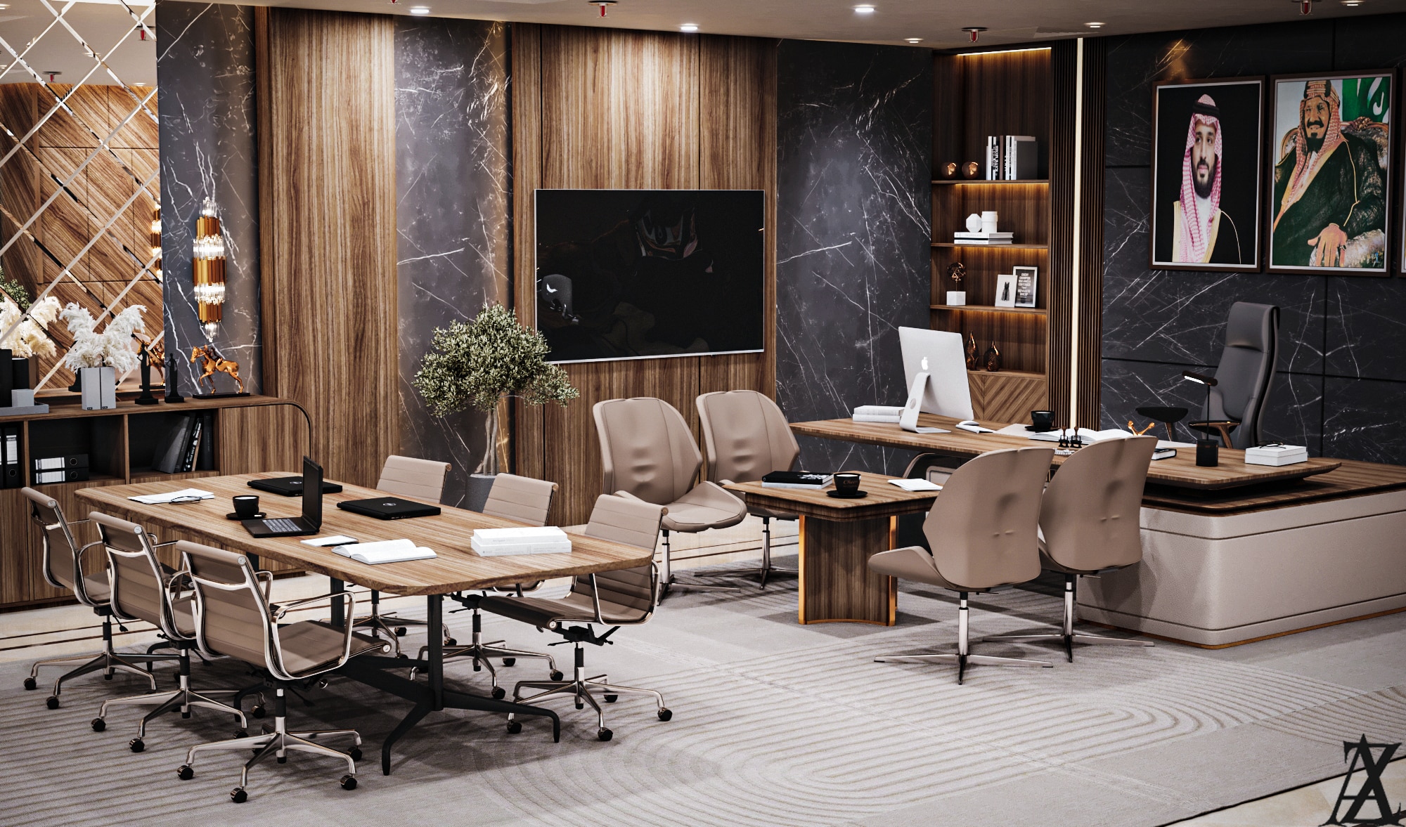 ترکیب بندی رنگ ها در دکوراسیون لوکس