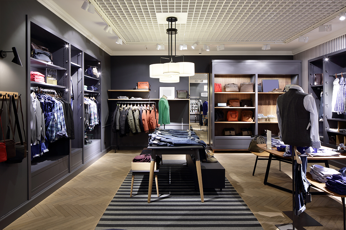 Rugmaker Blog Piece SideImages luxury and fashionable brand new interior of cloth store