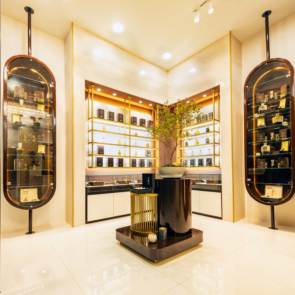 interior design for perfume shop