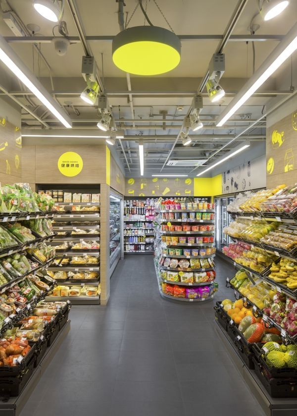 طراحی دکوراسیون سوپرمارکت