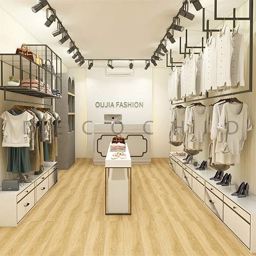 دکوراسیون مغازه پوشاک کوچک