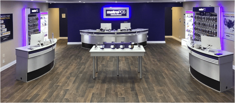 دکوراسیون مغازه موبایل فروشی