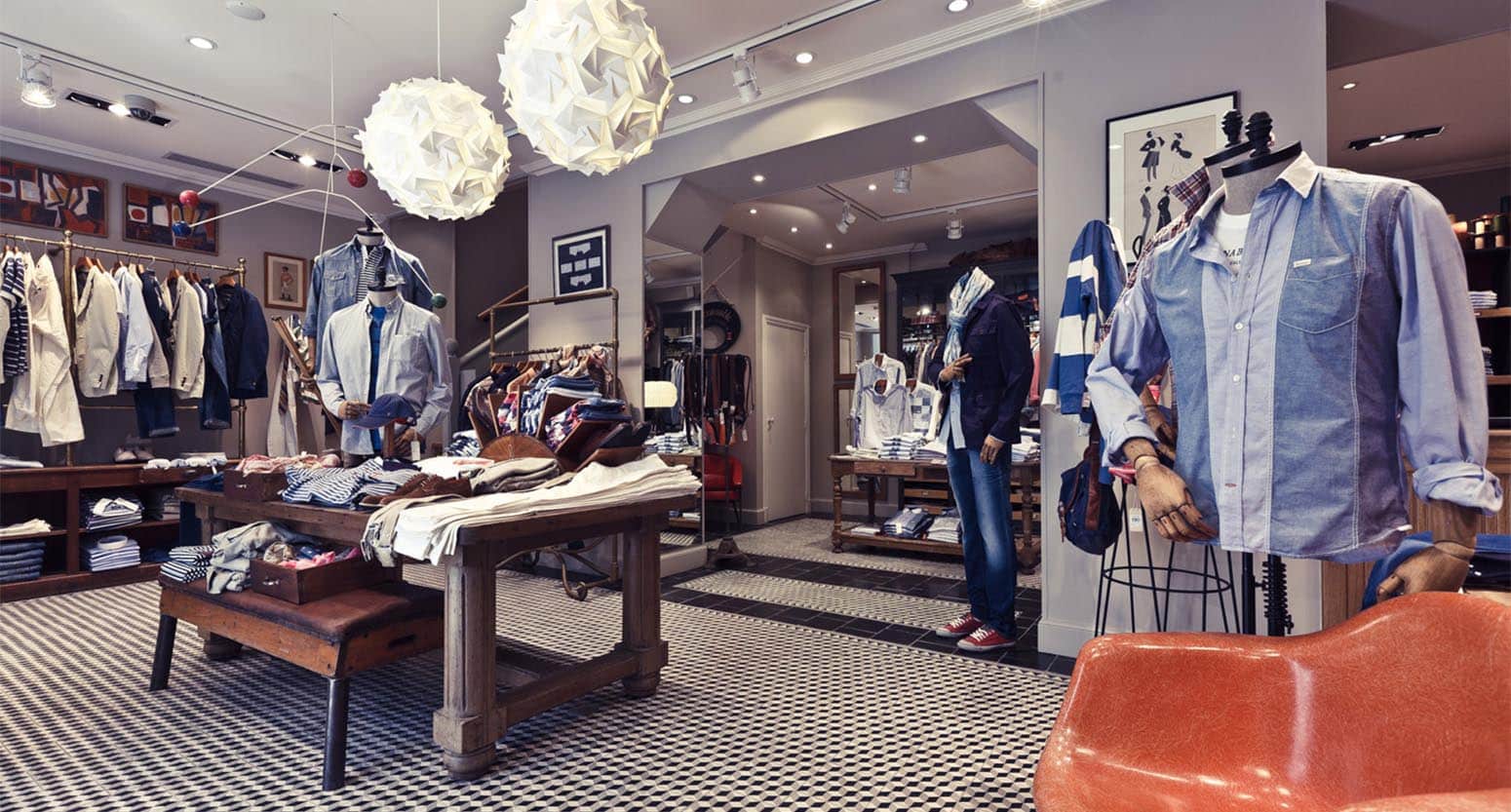 اشتباهات رایج در طراحی دکور بوتیک مردانه