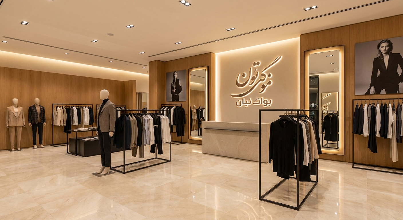 دکور مغازه پوشاک